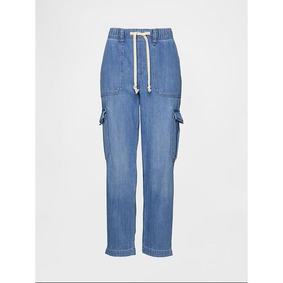 Gap Denim Easy Cargo Joggers - Picture 1 of 14